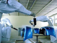 工業機器人防護服在噴涂車間的應用 可拆卸式柔性隔熱保溫套在某化工廠的應用